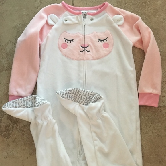 Carter's Other - Carter's 3 T One Piece Lamb Fleece PJ's